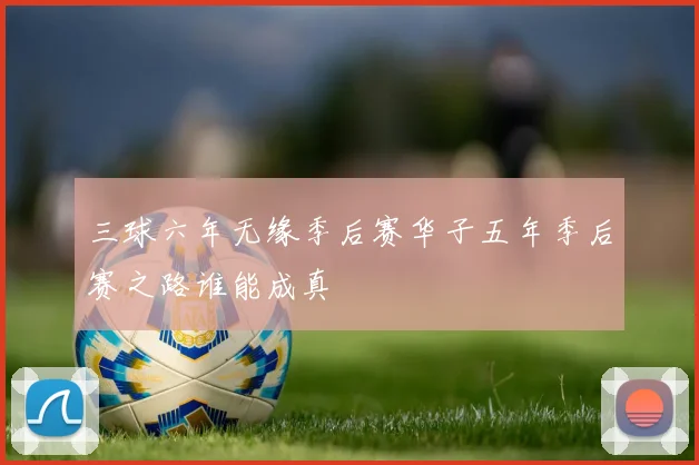 三球六年无缘季后赛华子五年季后赛之路谁能成真